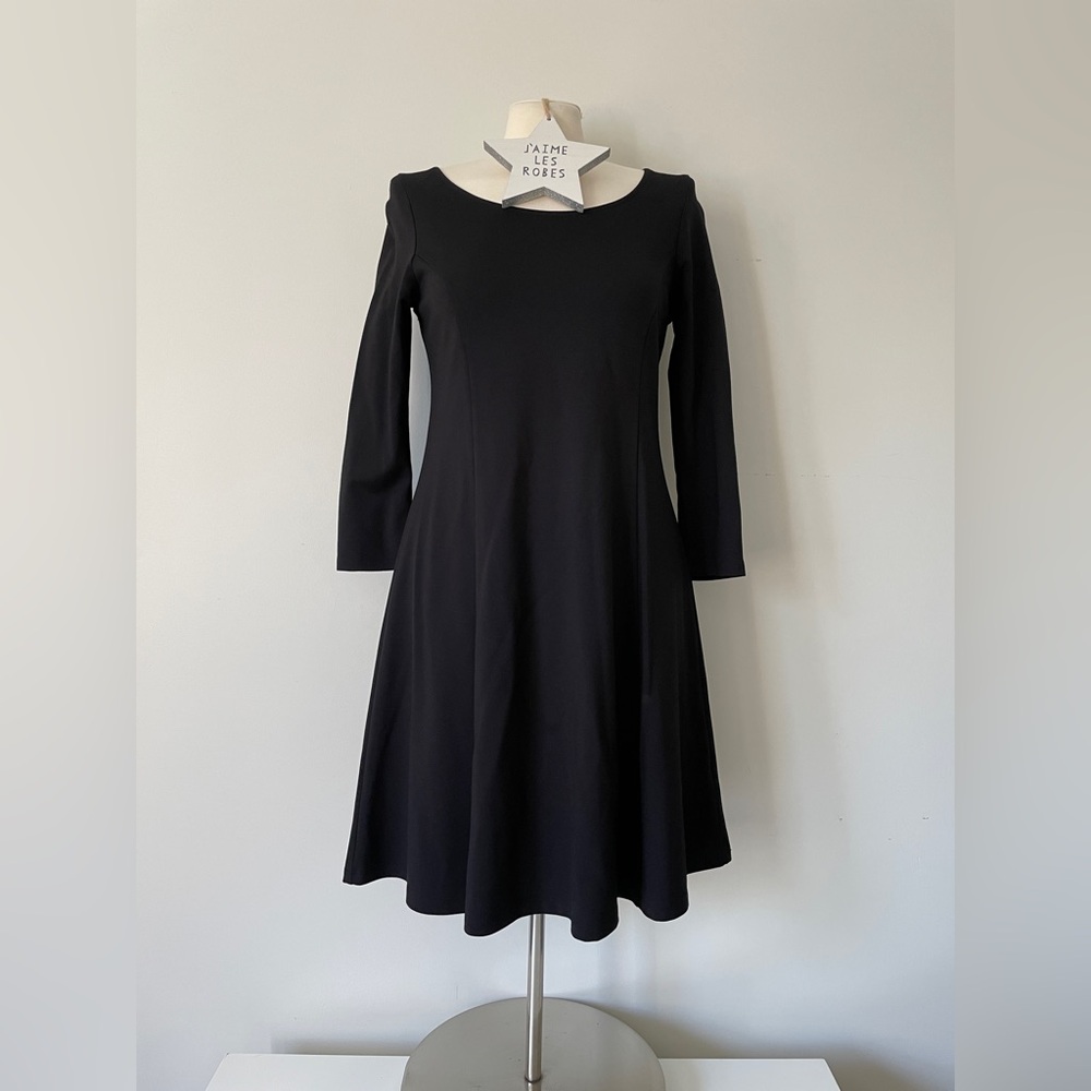BB DAKOTA Classic Black Long Sleeve Swing Dress
